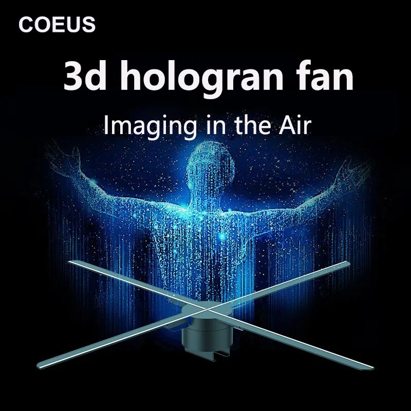 3D holographic projector transparent display screen