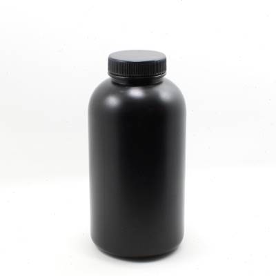 1000ML 黑色储液瓶 带内盖 试剂瓶 底片冲洗 显影 定影 1000ml