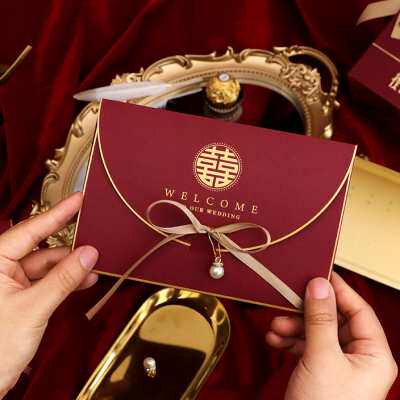 请帖2022婚礼请柬定制打印创意结婚庆邀请函欧式网红烫金婚宴喜帖