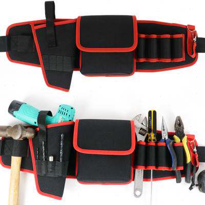 B款腰包 多功能工具包帆布大容量男士实用耐磨大号加厚木工电工