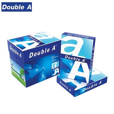 DoubleA达伯埃80g80克A4办公用a4纸打印复印纸500张5包装整箱