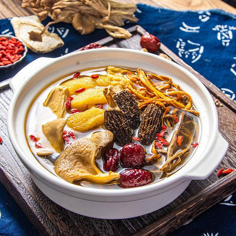 云南七彩花语友（菌包底火锅料100g装菌菇包竹荪羊云肚汤菌南特产