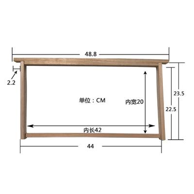 养工具巢蜂中框蜂意蜂巢框XHI蜂箱巢础全新松木巢杉木散装脾框架