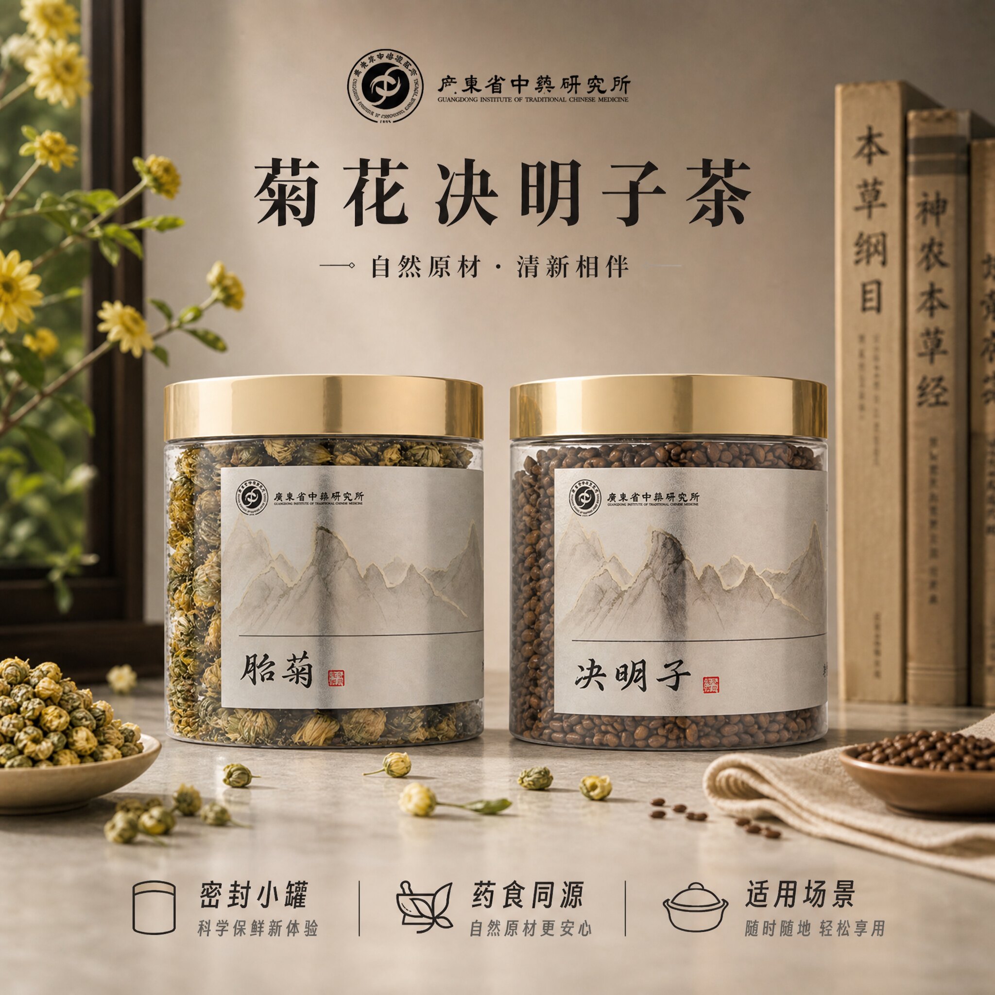 广东省中药研究所菊花决明子茶图片