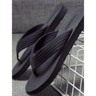 男士拖鞋2022夏季新款人字拖防滑休闲潮流时尚外穿凉拖个性沙滩鞋