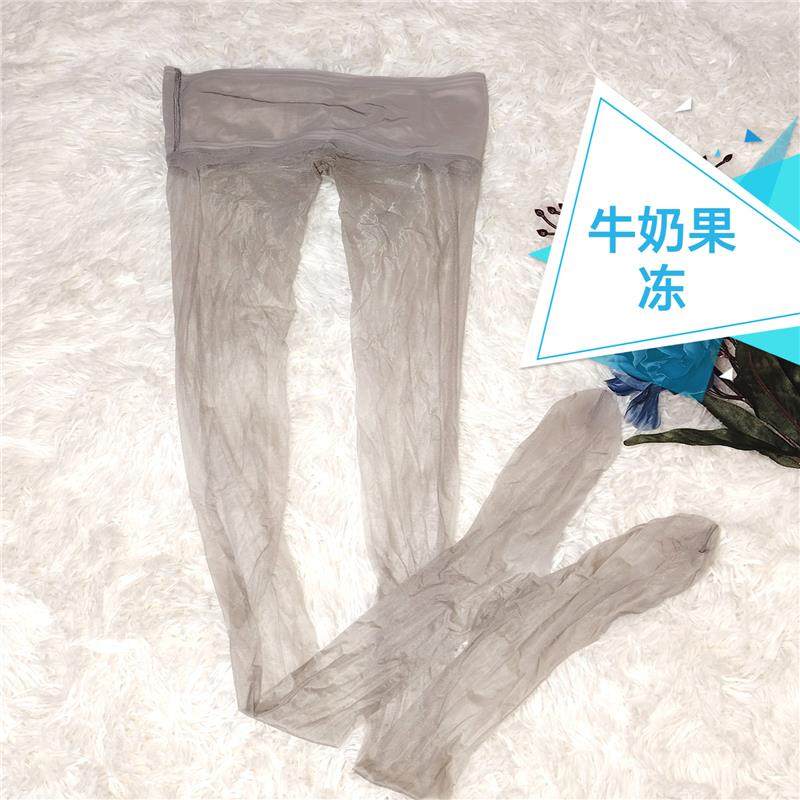 牛奶果冻极光连裤袜 超薄5D无缝无痕 超薄丝袜春夏季脚尖透明巨薄