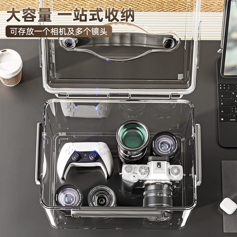 相机收纳箱密封防尘透明加厚数码