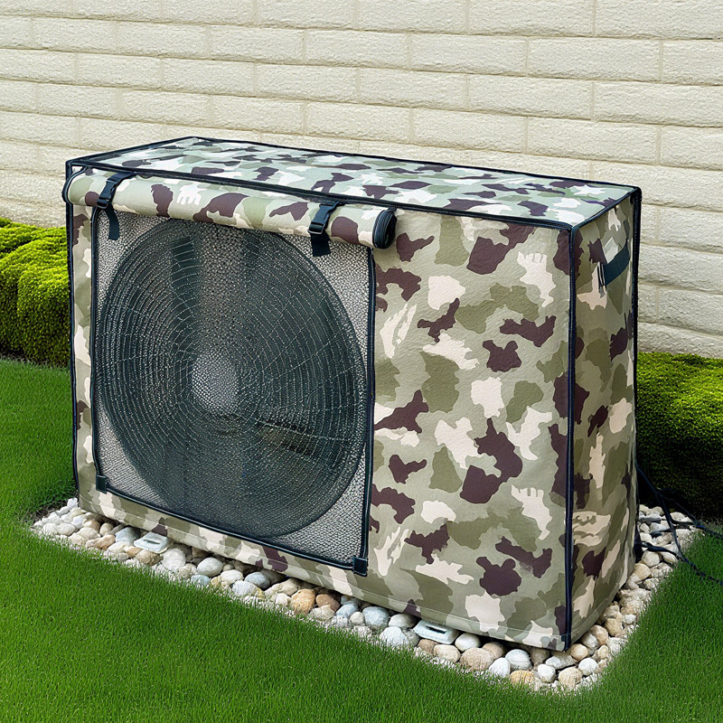 2026年新款空调外机保护罩防水防晒阻燃牛津布卷盖式帘开机不用取