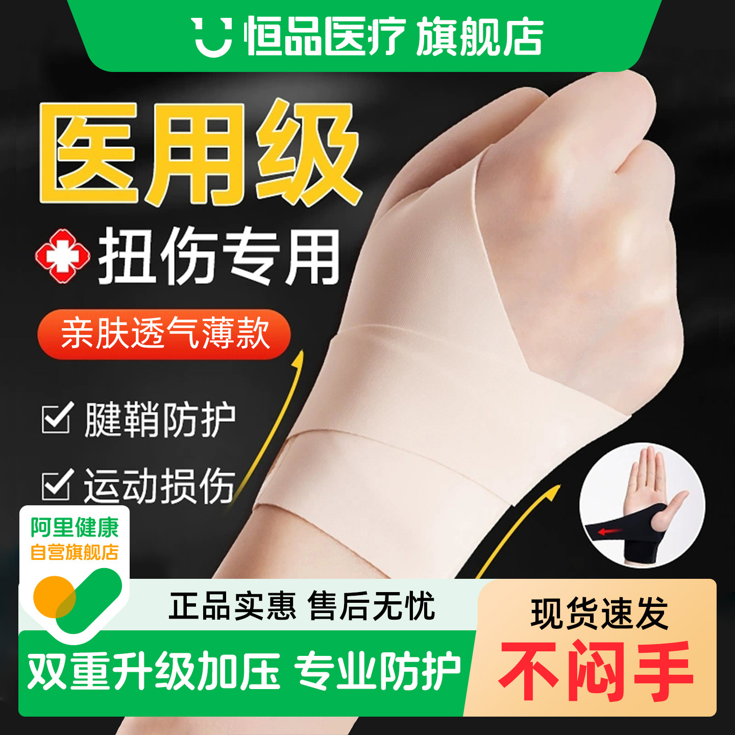 舒缓不适】医用级腱鞘炎固定护腕图片