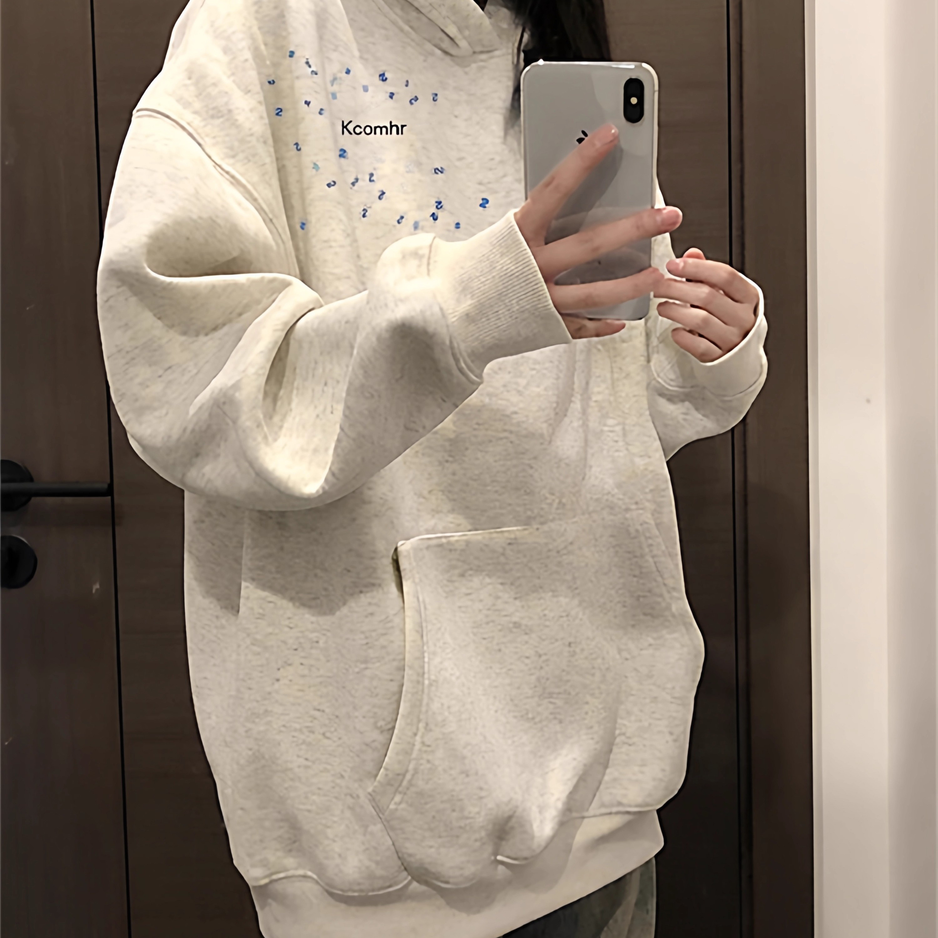 美式复古重磅休闲印花ins潮上衣