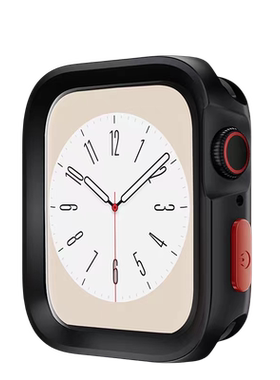 秒魔适用iwatch11苹果S0保护壳S9硅胶保护套watch7/6/5/4/8半包软壳防摔创意45mm46/42男女款苹果手表保护壳