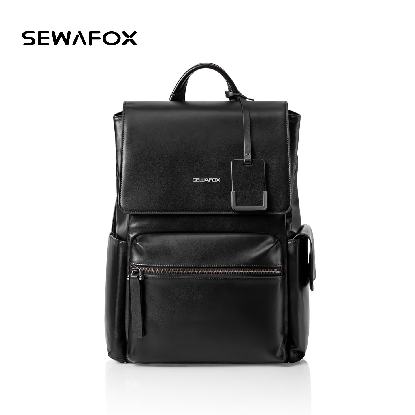 商务双肩包2026新款大容量时尚翻盖高级旅行背包高端通勤电脑包男