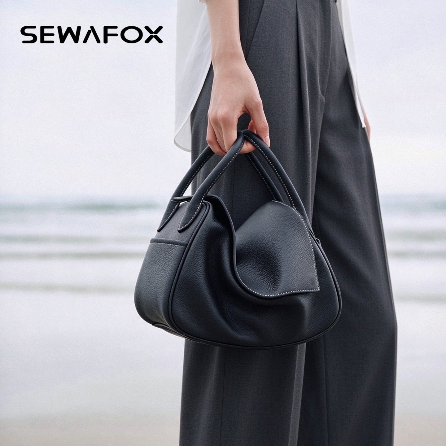 SEWAFOX明星同款元宝枕头包小众