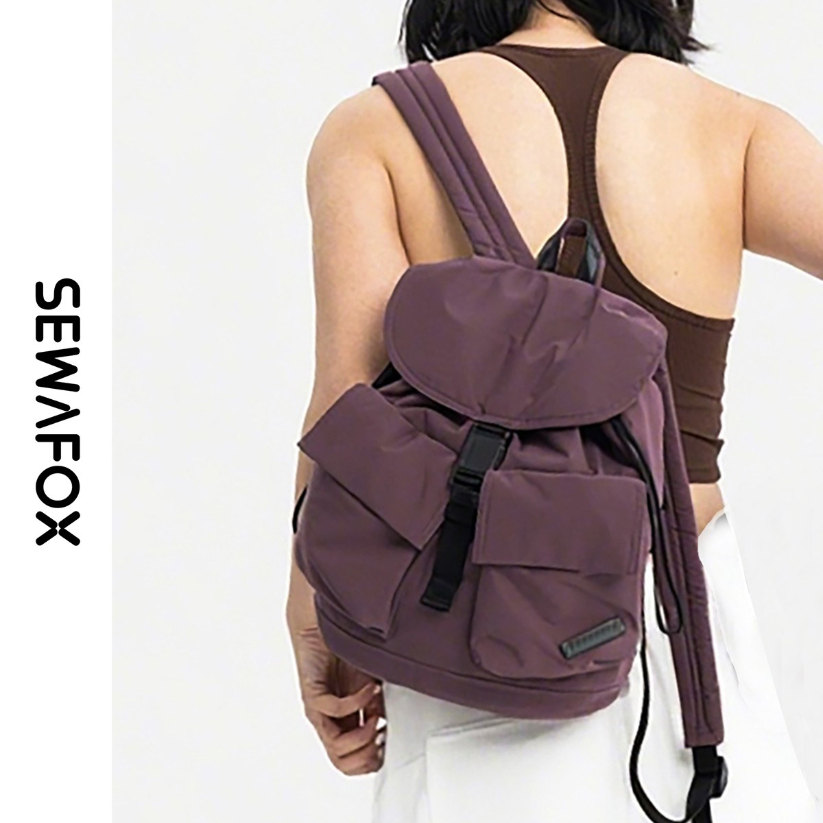 背包女2025新款旅游轻便通勤双肩包ins小众初中高中女生书包小型