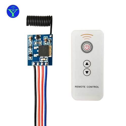 433M无线遥控开关模块3.7 5v 9v 12v 24vLED灯电源微型DIY控制器