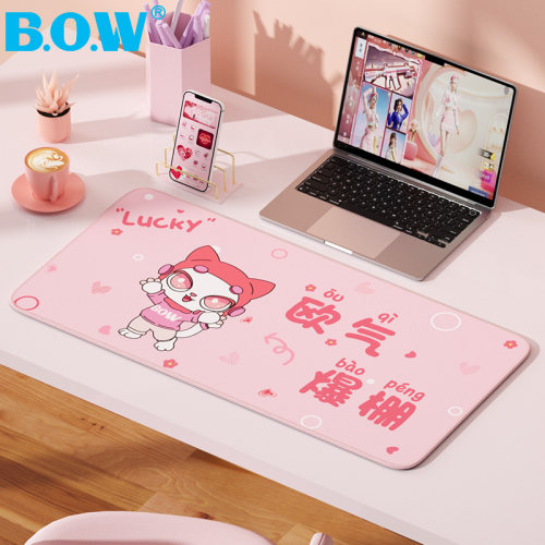 BOW可爱简约喵星崽鼠标垫