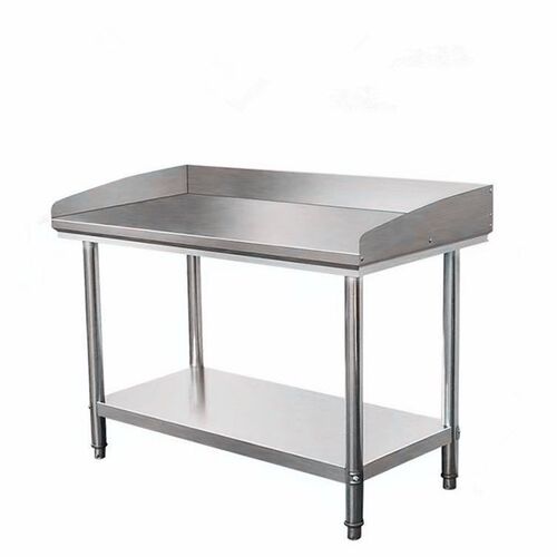 加厚不锈钢围g板工l作台置物架厨房饭店案板切菜桌操作台打包打荷