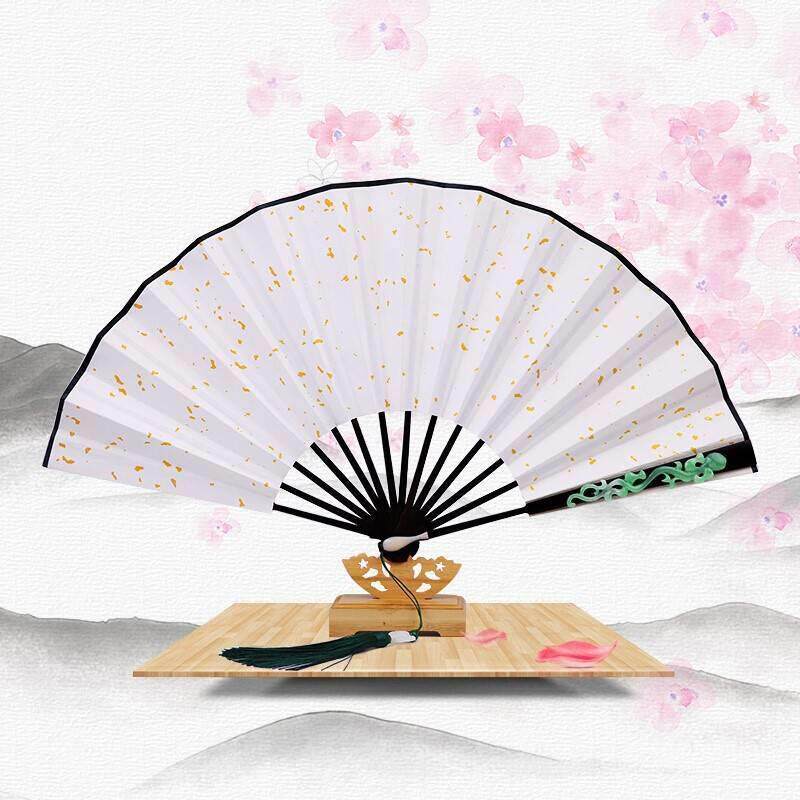 SS玉清昆仑扇原版9寸折扇女式古风三生三世十里桃花白浅扇子
