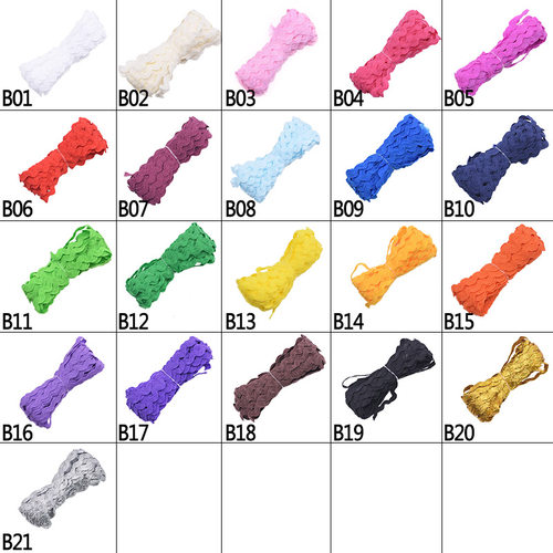 极速Grosgrain Ribbon Curve Wavy LDace Trim, S Shape, Fit par