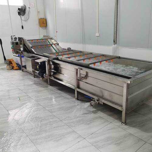 小龙虾气泡清洗加工流水线 多功能鼓泡清洗机 全自动食品袋装清洗