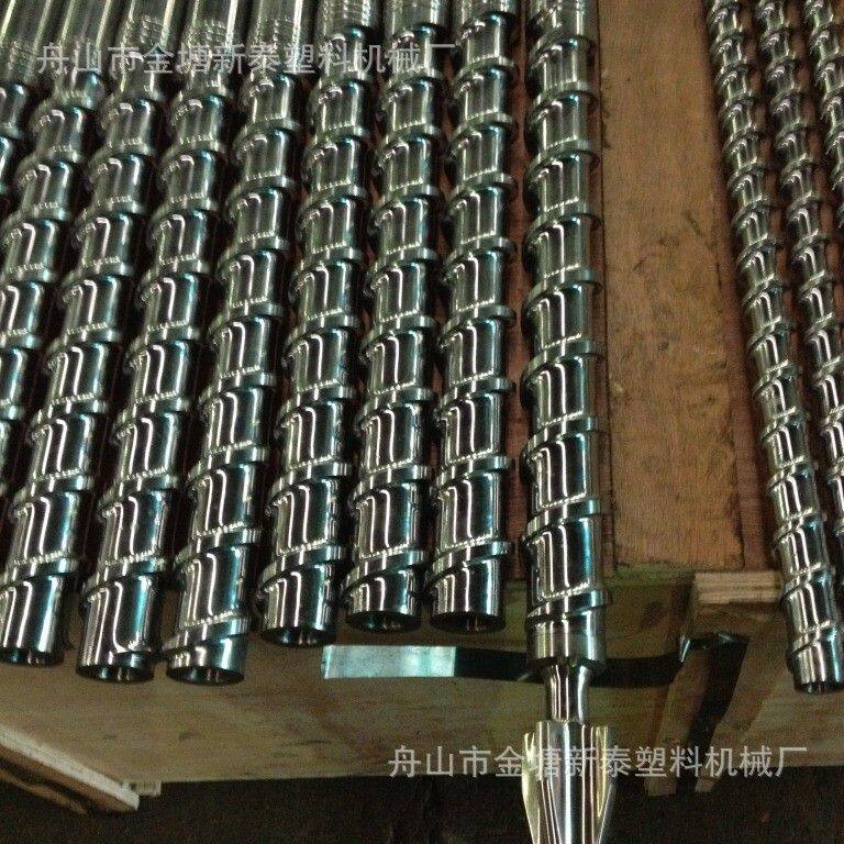 专业螺杆厂家直销注塑机配件海宝 40PC专用双合金炮筒镀铬螺杆