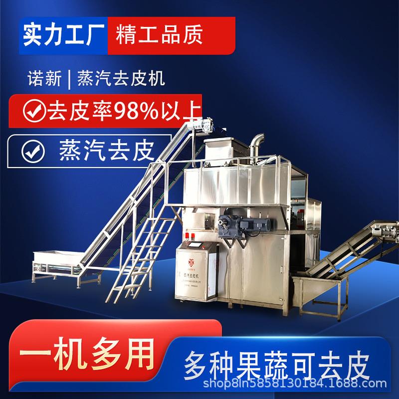 全自动番茄蒸汽去皮机 西红柿圣女果去皮 大型商用葡萄去皮设备