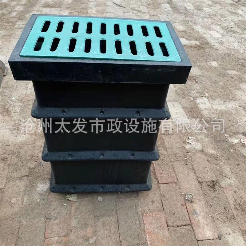 PE渗透雨水口渗透井方形圆形 雨水收集溢流检查井截污框排水系统