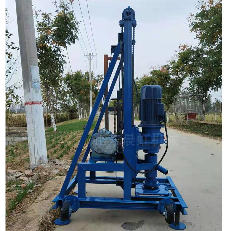 小型柴油液压打井机 大口径灌溉农用钻井机 家用水井钻机