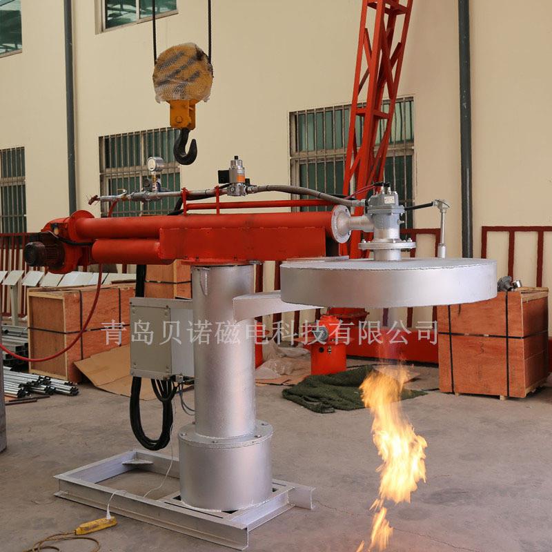 PLC控制燃气燃油动力立式升降式立式翻转式钢包烘包机烤包器