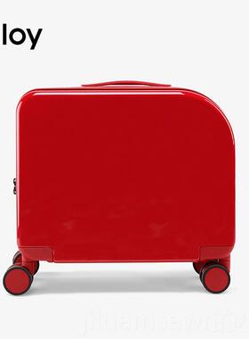 新款alloy乐乙阿红色行李箱时尚潮嫁流婚出结旅行箱pc拉杆箱登机