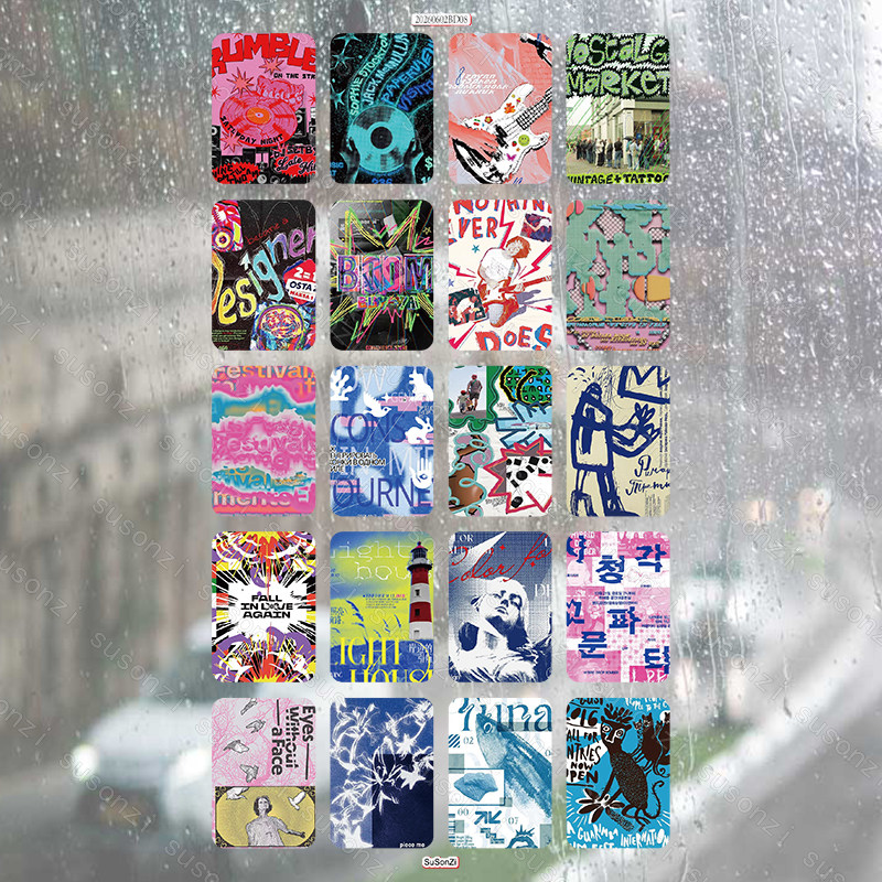 纹理风3D加厚立体泡泡贴纸PVC人造皮革泡棉贴防水手帐本定制