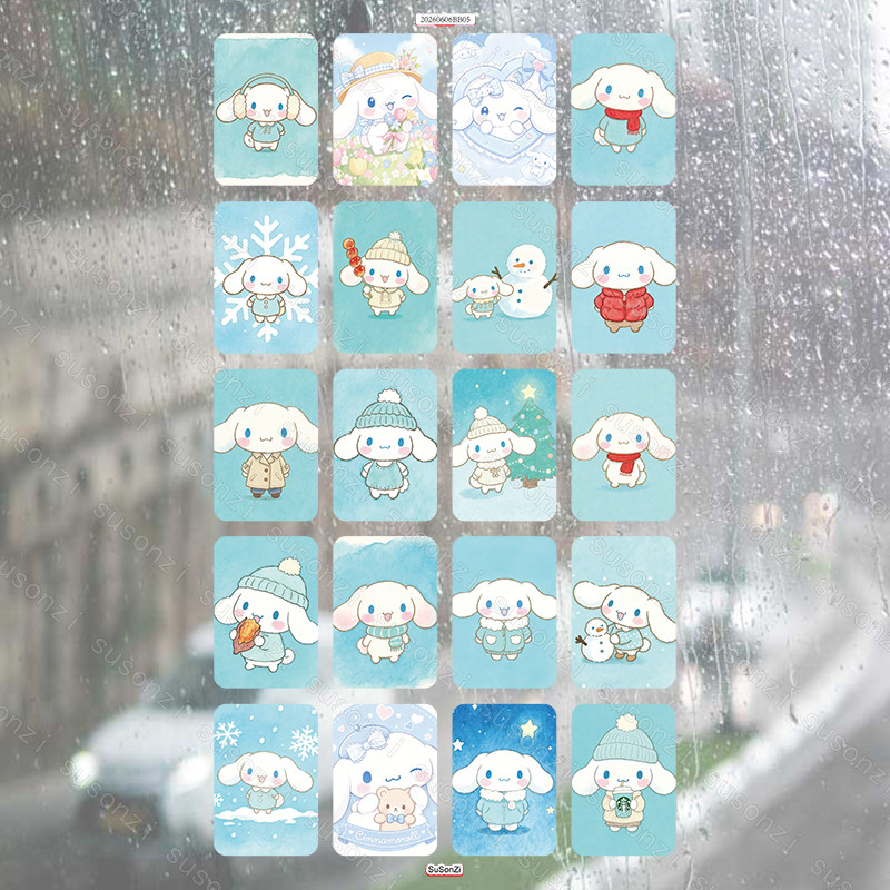 玉桂狗方形立体防水笔保温杯装饰贴纸UV转印贴纸水晶标定制