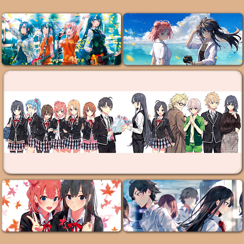 我的青春恋爱物语果然有问题大春物雪之下雪乃团子一色鼠标垫周边