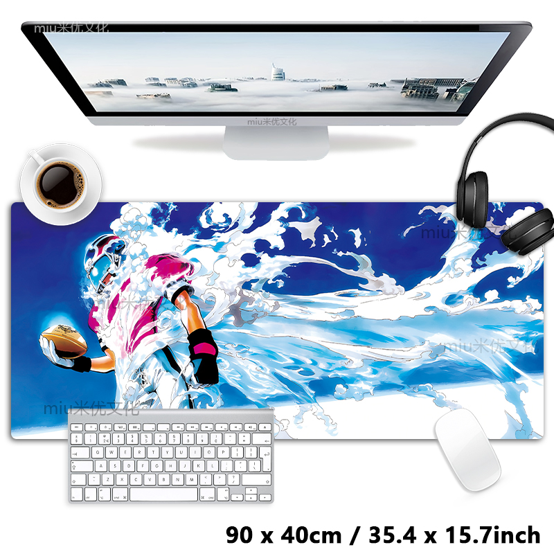 光速跑者21号二次元动漫鼠标垫超大锁边加厚冲锋21光速蒙面侠21号