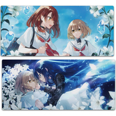 对我垂涎欲滴 非人少女比名子近江汐莉美胡水产动漫鼠标垫加厚