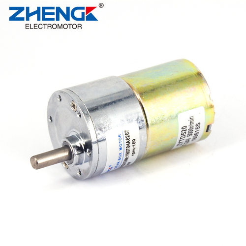 正科调速直流减速电机马达ZGB37RG 12v/24V大扭矩正反转调速