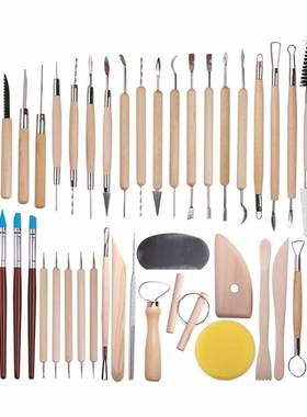 61PCS Ceramic Clay Tools Set Polymer Clay Tools Pottery Tool