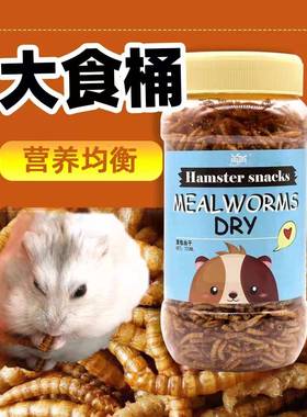 Hamster food hedgehog mealworms dry yellow powder insect