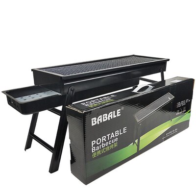 Charcoal Grill Barbecue Portable BBQ - Stainless Steel Foldi