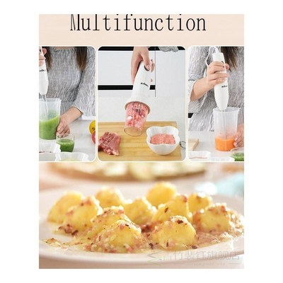 4-in-1 Stainless Steel Immersion Hand Blender Mixer Vegetab