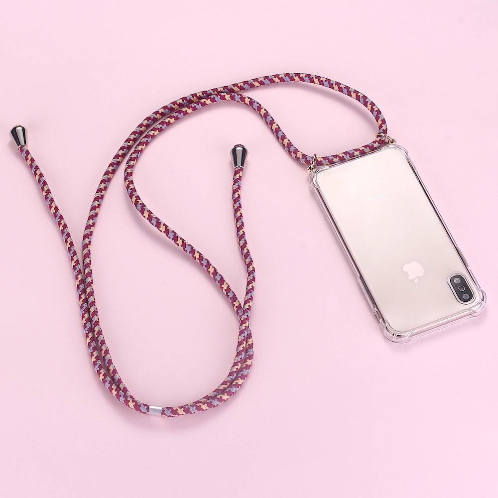 Strap Cord Chain Lanyard Phone Case for iPhone XS X Necklace