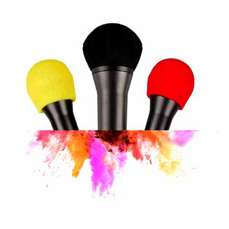 100PCS/Pack Disposable Microphone Hygiene Cover Odor Removal