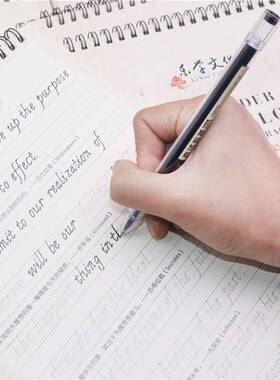 1 pcs English Version Of the Copybook Italian Italic Englis