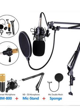 Bm 800 Karaoke Condenser Microphone Mic For Pc Studio Microp