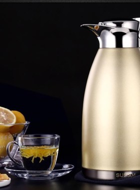1.8L/2.3L Thermos Flask Thermal Hot Water Jug Pitcher Stainl
