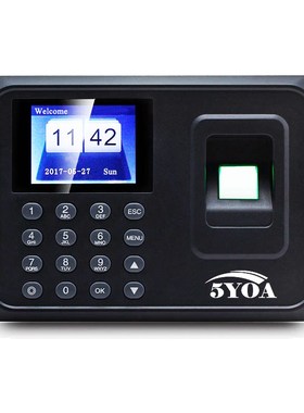 A01 biometric fingerprint punch usb time clock office atten
