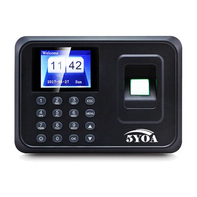 A01 biometric fingerprint punch usb time clock office atten