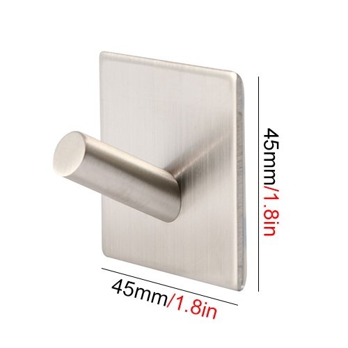 3M Self Adhesive Wall Door Back Hooks Heavy Duty Stainless S