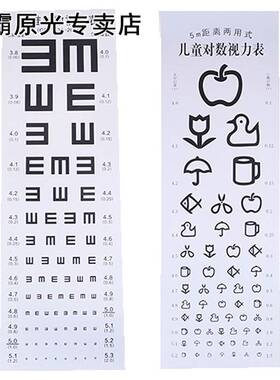 Eye Chart Letters Art Wall Decal Eyewear Specs Frames Sticke