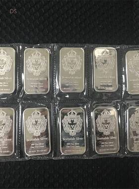 1 pcs Non magnetic Scottsdale silver bullion bar 1 OZ silver